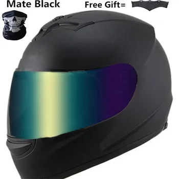 

moto Helmets Full Face Motorcycle Helmets DOT Approved With removed neckerchief four season Sun Shield Attached Clear Visor