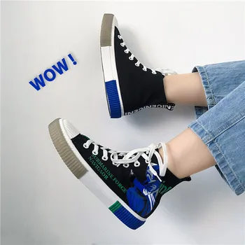 

High-top Canvas Shoes Men Casual Shoes Breathable Outdoor Mesh Light Sneakers Male Fashion Casual 2020 Zapatos de Hombre