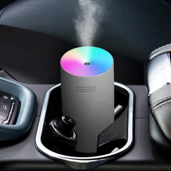 

270ml Dazzle Cup Air Humidifier USB Ultrasonic Humidifier Aroma Essential Oil Diffuser Cool Mist Purifier with Colorful Light