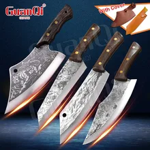 8 Polegada aço inoxidável faca de açougueiro faca de abate faca de pesca artesanal forjado cutelo faca de cozinha chef faca