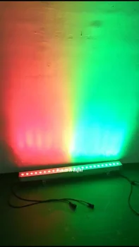 

4lot dj stage led rgb wall washer bar 24x3w 3in1 led pixel bar 3 segment effect washing