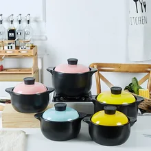 Clay Pot Casserole Stew-Pot Ceramic Rice Open-Fire-Gas Spodumene Natural High-Temperature-Resistant
