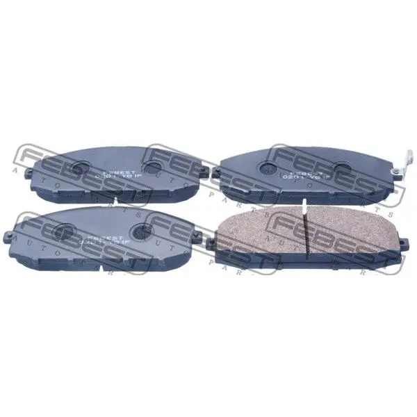 Колодки тормозные дисковые 0201-Y61F FEBEST 0201Y61F