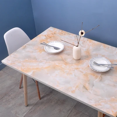 Новое поступление горячая распродажа высокое качество ПВХ мраморная Скатерть