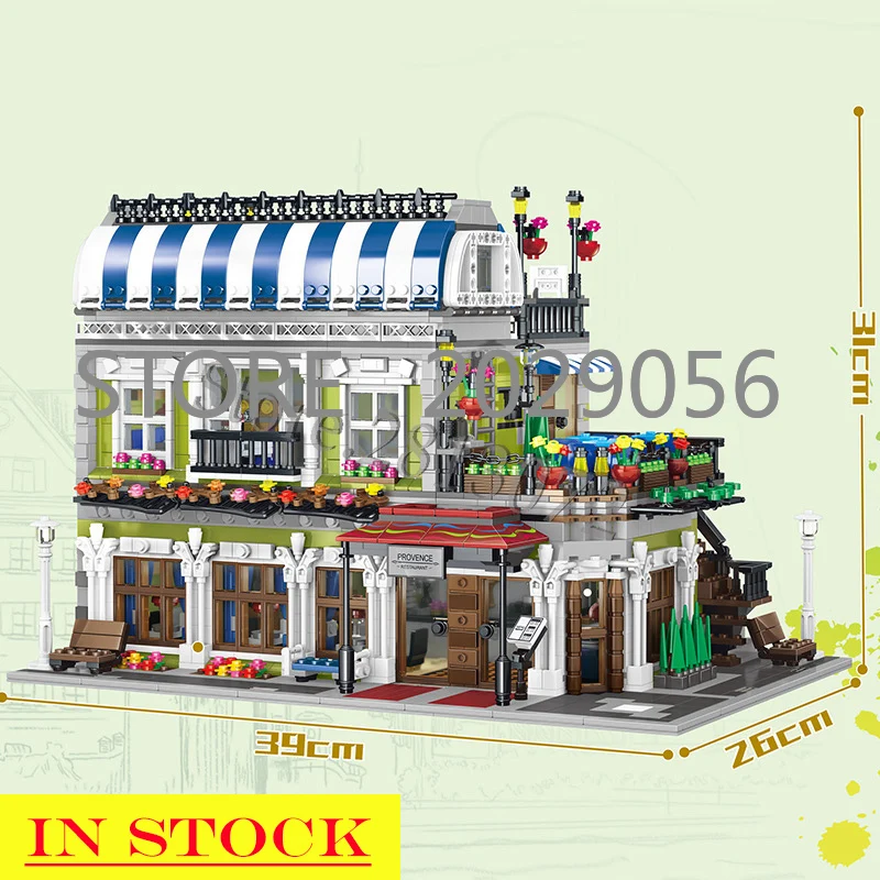 MOC Creator City Streetview серия модели строительные игрушки рождественские подарки Блоки Модель ql0924 ql0920 ql0922 ql0919