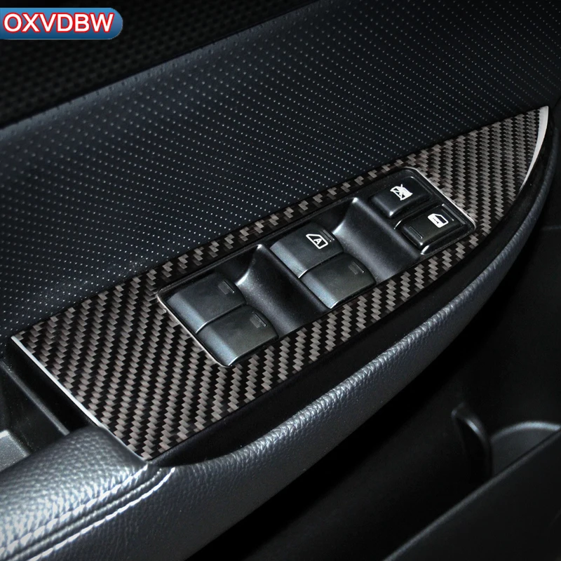 Для subaru outback Legacy B4 аксессуары LHD RHD 2010-2013 автомобильный Стайлинг углеродное волокно рулевое колесо Шестерня панели внутренние наклейки