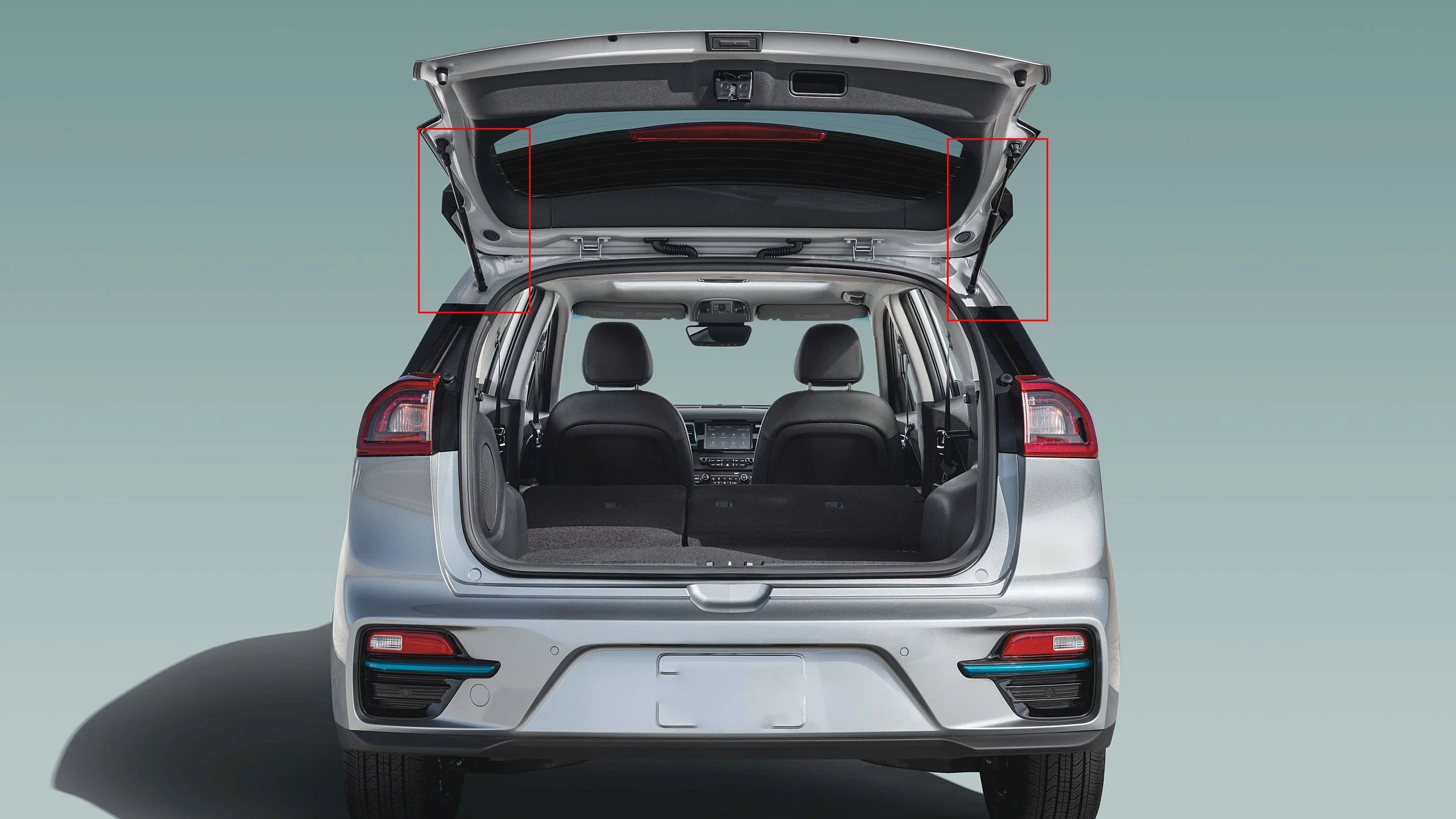 Углеродное волокно для KIA Niro авто задний багажник загрузки багажника Boot Lift поддерживает газовые стойки амортизаторы