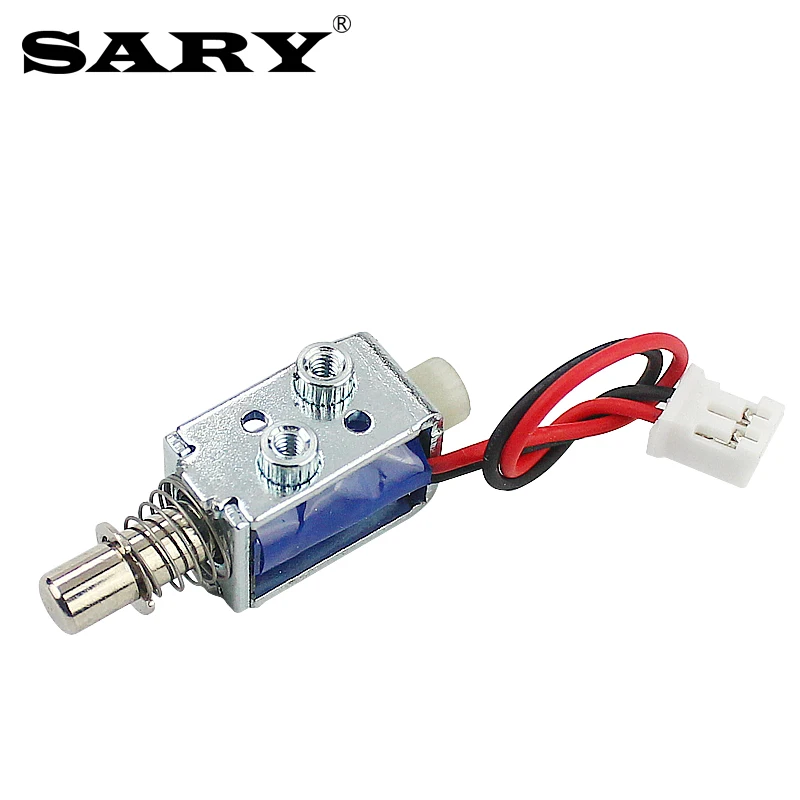 Mini DC 5V Electric Control Lock Ultra-small 12V Electric Bolt Lock Mini Electromagnetic Coil Electromagnet Telescopic Rod