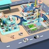 Electric Track Parking Building Car Toy Link Racing Rail Car Train Track Toy for Children Gifts Mechanical Adventure Table Game 1