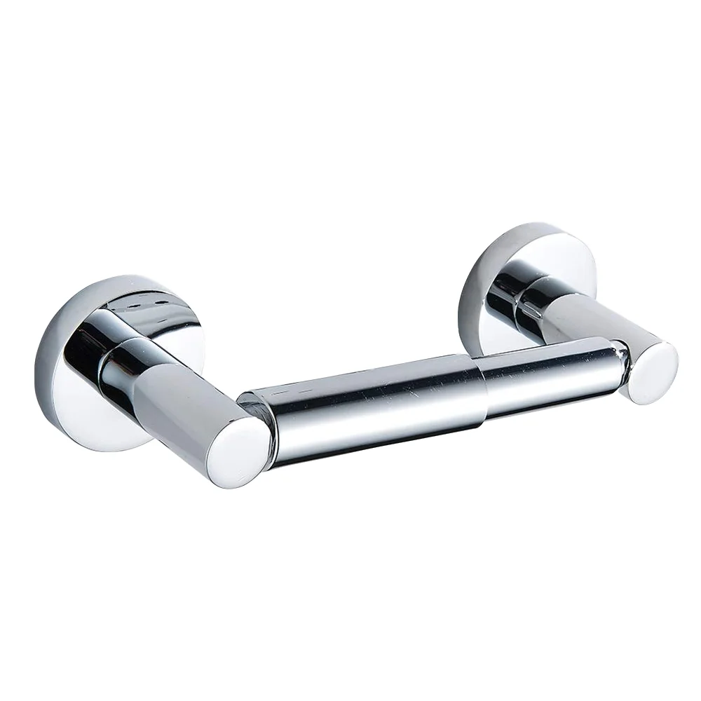 

High Quality Toilet Roll Holder Chrome Tissue Paper Stand Round Bathroom Tissue Paper Stand Paper Towel Holder Bathroom Hardware