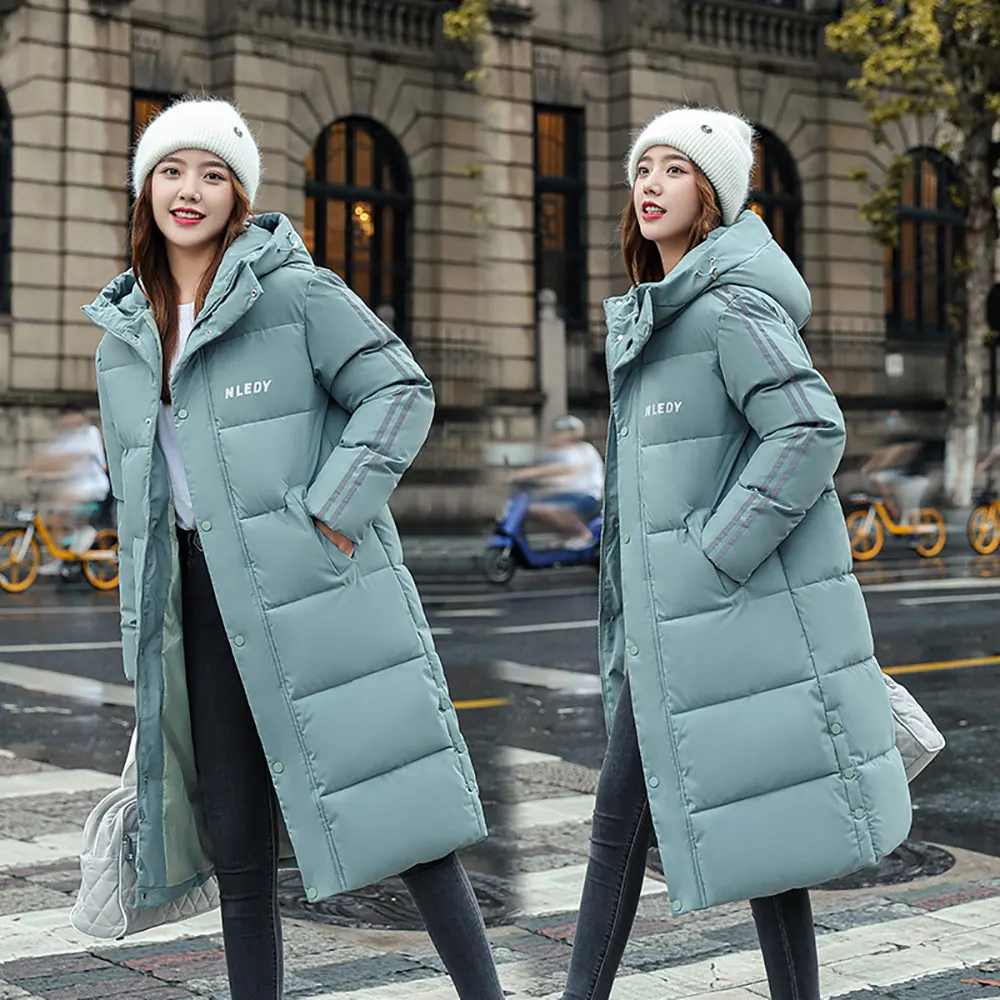 Vielleicht -30 Degrees Snow Wear Long Parkas Winter Jacket Women Fur Hooded  Clothing Female Fur Lining