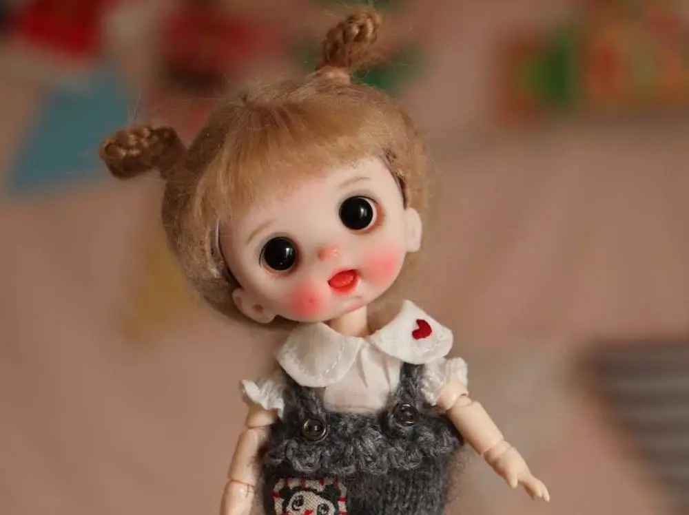 01 OB11 кукла Кастомизация кукла 1/8 BJD куклы OB DIY полимерная глина 201912 - Цвет: 01