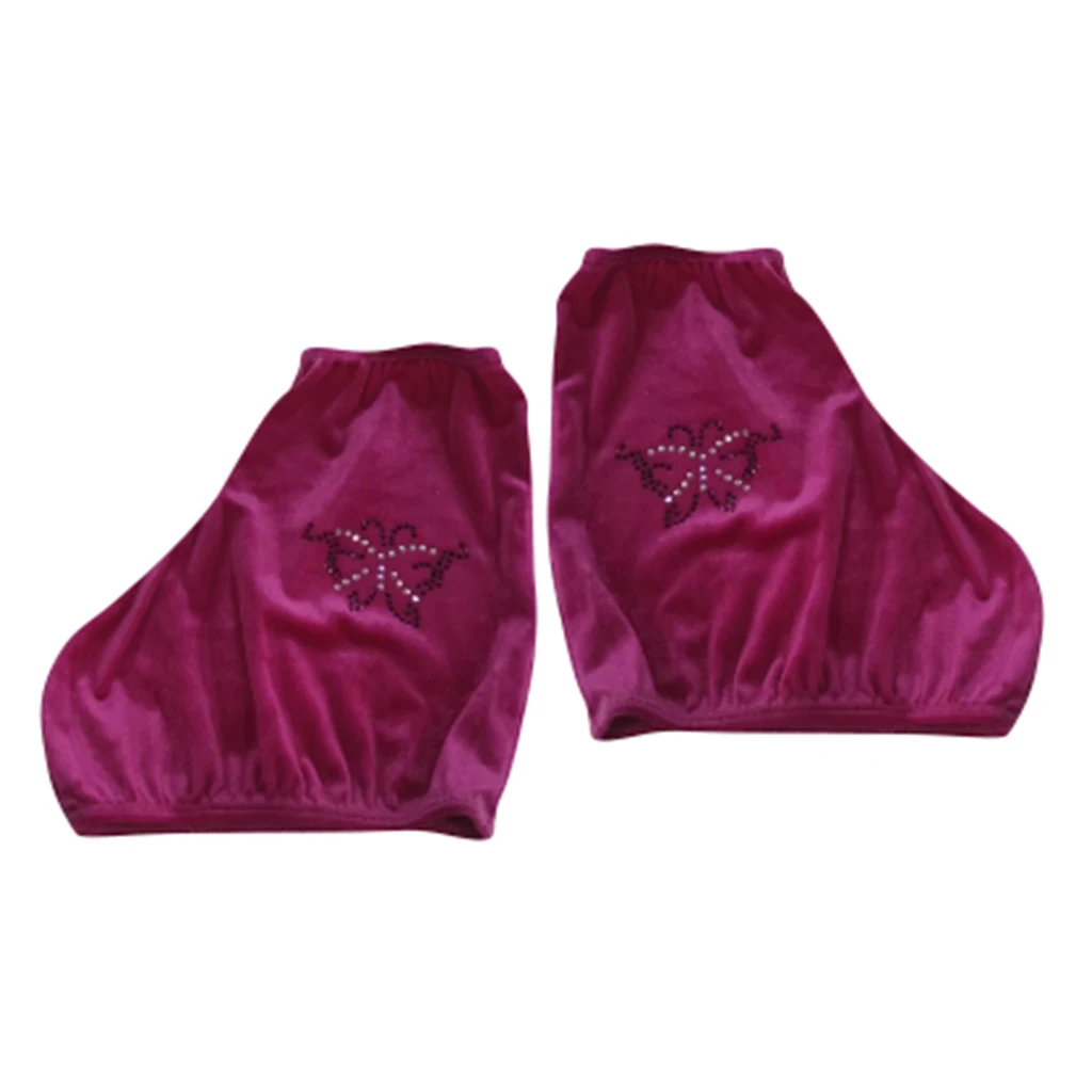 Pack of 2 Foot Warmer Shoes Boot Covers Overshoes for Roller Figure/Ice Skating/Hockey Sports - Choose of Sizes 6