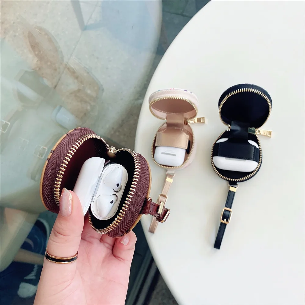 Роскошный дизайн для apple airpods pro 3 2 1 huawei freebuds Универсальная сумка хранения