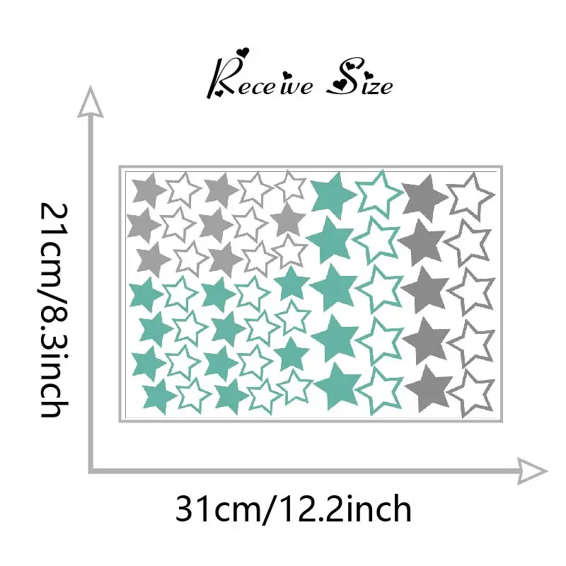 Милые звезды наклейки на стену виниловые домашний декор для детей Детская комната украшение для детской спальни DIY наклейки для посуды