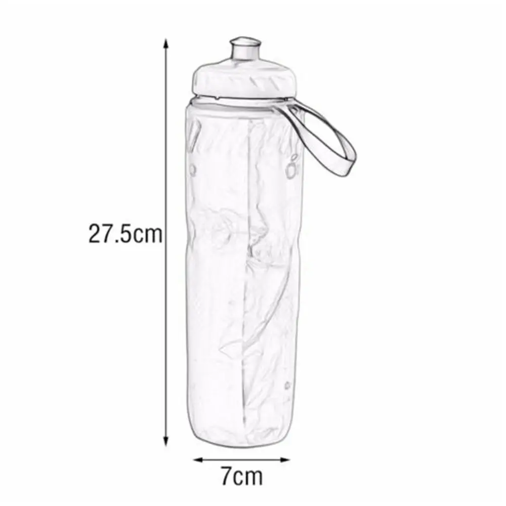 Water Bottle 750ML Sports Travel Gym Cycling Dual Layer Thermal