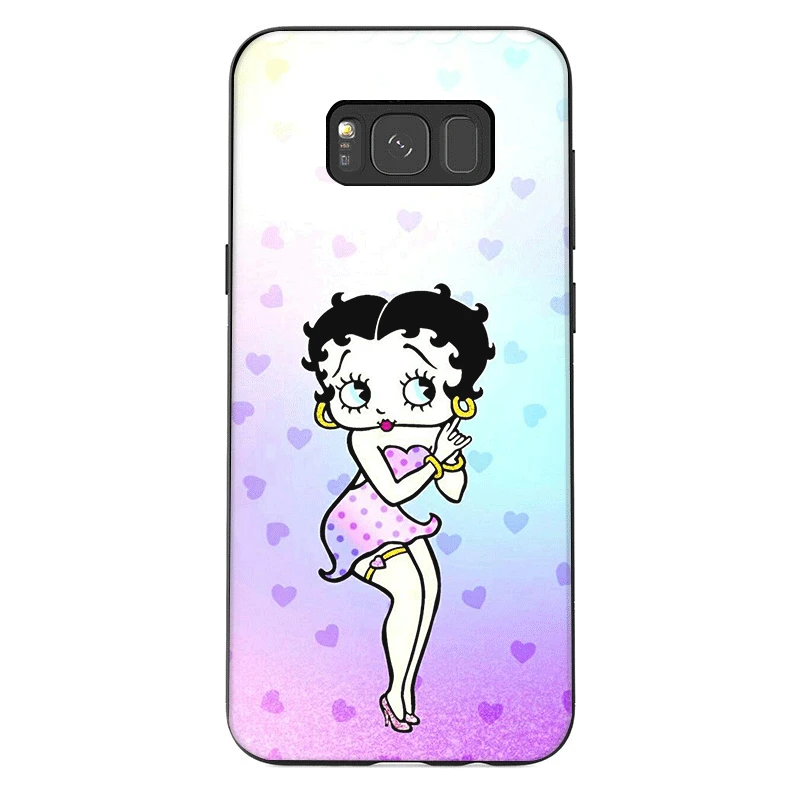 Силиконовый Мобильный чехол для телефона для samsung A70 A60 A50 A40 A20 A30 A10 A9 A8 A7 A6 A5 плюс Чехол для нового IPad Betty Boop - Цвет: B8