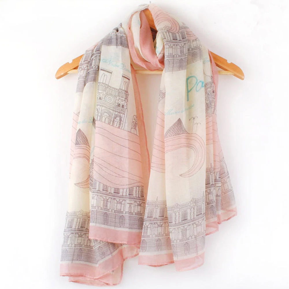 

Elegant Scarf Women Long Print Scarf Wraps Ladies Shawl Pink Fashion Balinese Large Scarves Spring Autumn Winter Scarf