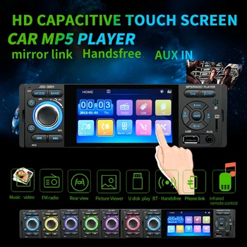 

Autoradio 1 Din Car Radio JSD-3001 4.1 MP5 Car Player Press Screen Car Stereo Bluetooth 1Din Auto Radio