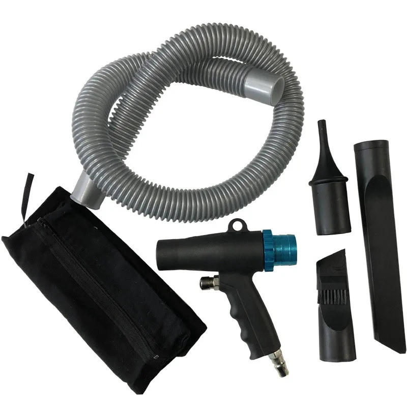 2 In 1 Air Vacuum Blow Guns Pneumatic Vacuum Cleaners Tool Kit Powerful