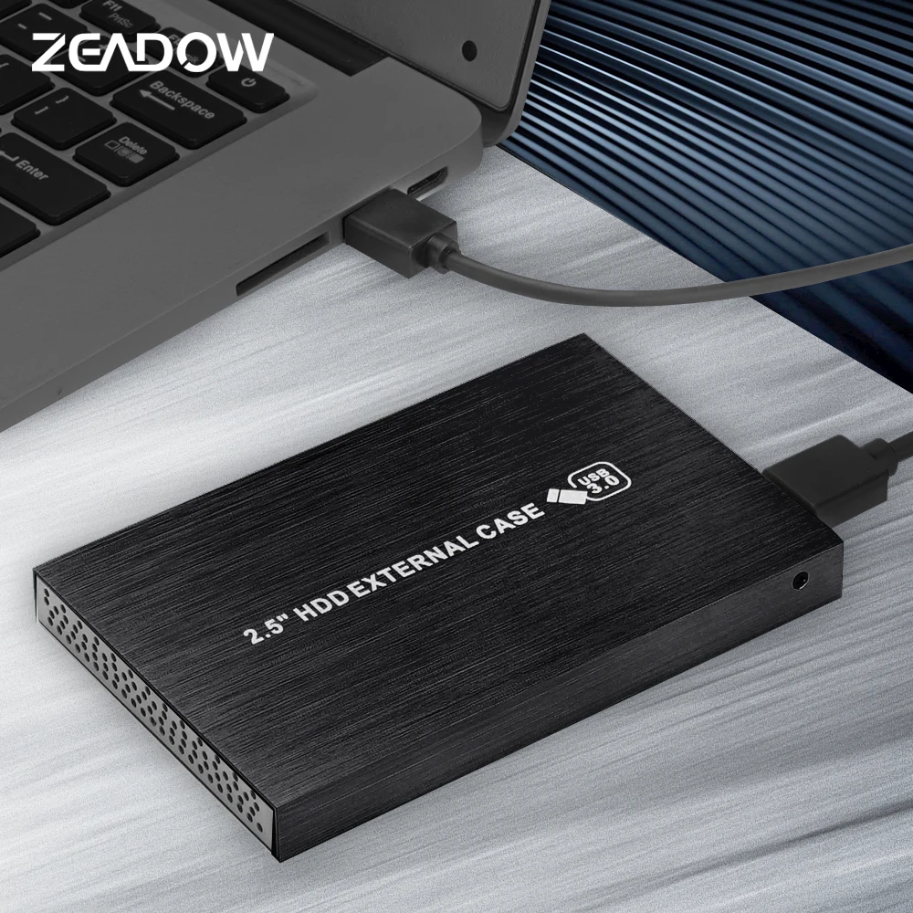 2 5 дюймовый корпус жесткого диска SATA USB 3 0 Портативный внешний для Алюминий SSD HDD 9