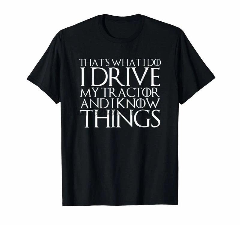 Одежда с надписью That I DO и KNOW THINGS рубашка 4871 | Мужская одежда