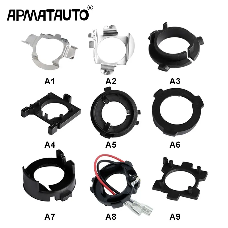 2 шт. H7 светодиодный адаптер H7 гнездо для патрона лампы удерживающий зажим база для KIA BMW AUDI A3 A4 VW Golf NISSAN Mercedes-Ben Hyunda Ford