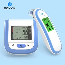 BOXYM Монитор артериального давления на запястье сфигмоманометр цифровой инфракрасный ушной термометр тонометр семейный здоровье