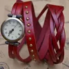 shsby New Roma vintage cowhide spirally wound watchband roman numerals Weave braid watch women Leather strap watches ► Photo 1/6