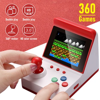 

Classic Arcade Game Console FC 3" 360 in one Retro Handheld TV Entertainment Video Game Players Christmas Gifts For Kids