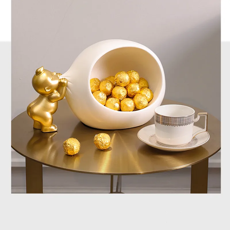 Creatività Glutei Little Boy Palloncino Ornamenti Per La Conservazione Artigianato In Resina Portachiavi Snack Cosmetico Conservazione Decorazioni Per