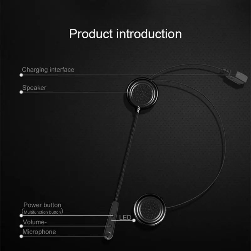 E1 мотоциклетный шлем Bluetooth гарнитура CSR 4,1 Мотоцикл Беспроводные Стерео объемные наушники