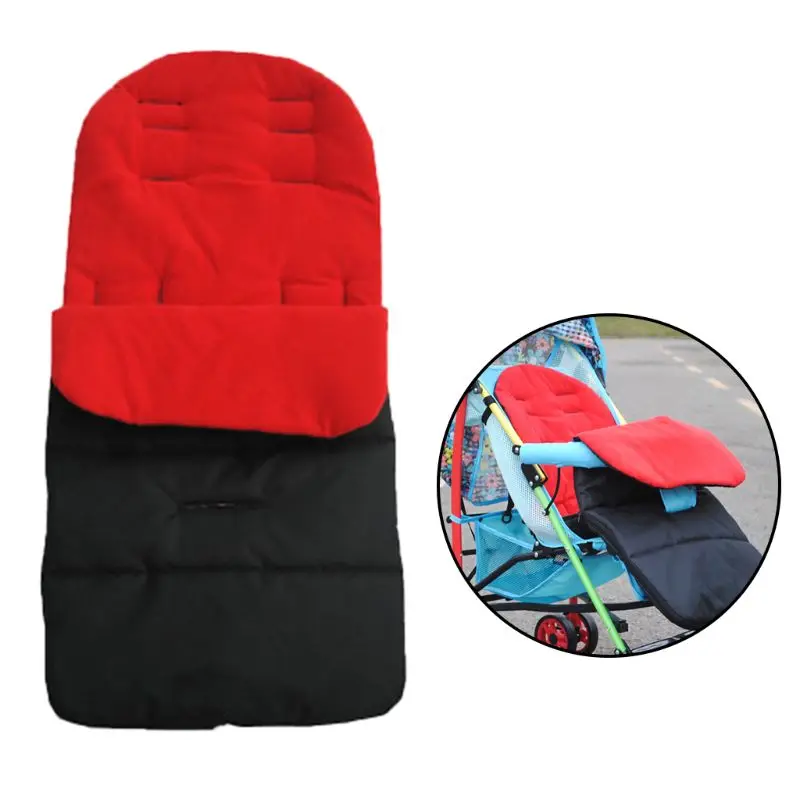 Детская коляска, спальный мешок, многофункциональная тележка, утолщенная Пеленка, ветрозащитная, водонепроницаемая, теплая, чехол для ног