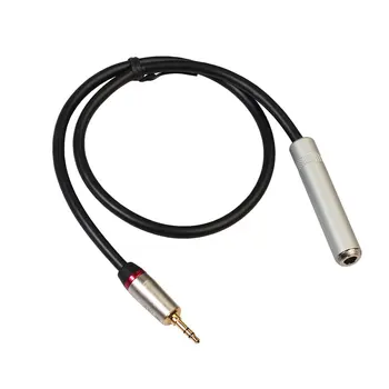 

3.5Mm Male To 6.5Mm Female Adapter 3.5 Plug To 6.35 Stereo Jack Speaker Audio Adapter Converter Suitable For Mobile Phone Pho