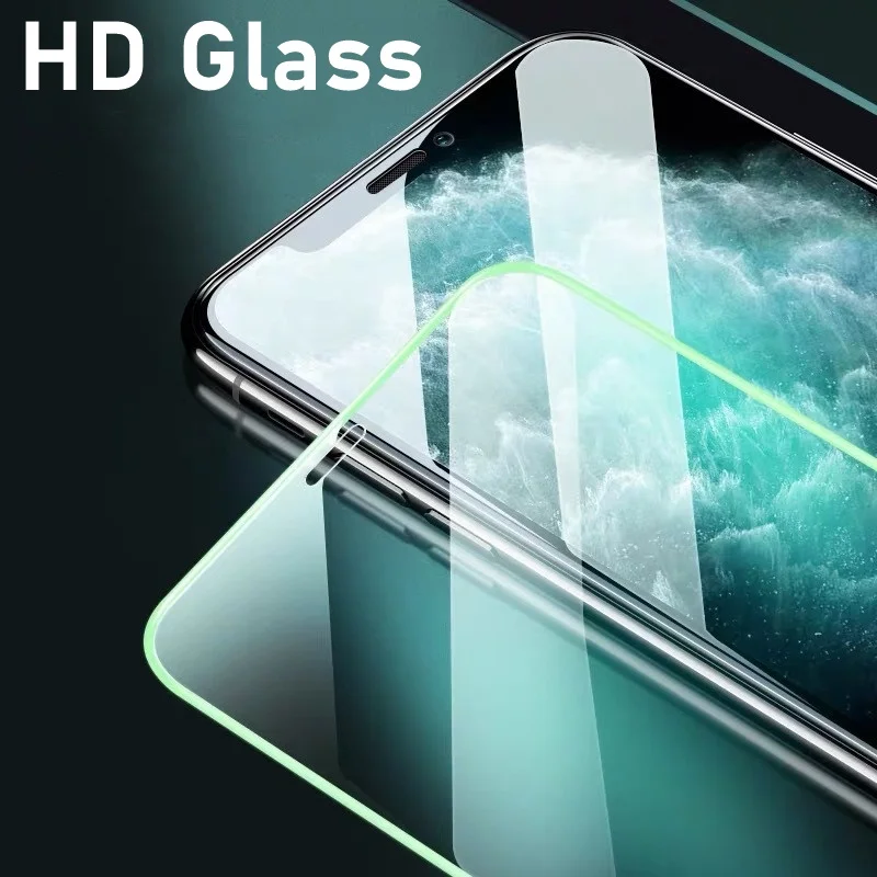 5 упаковок флуоресцентная изогнутая защитная пленка Tongdaytech для iPhone X XR XS Max 11 Pro 8 7 6