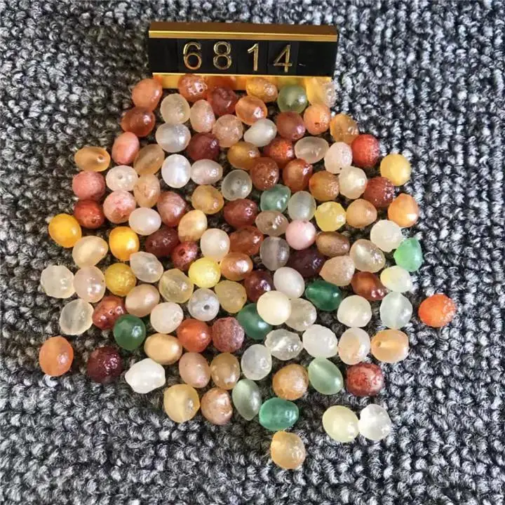 Около 100 шт натуральный Alxa Gobi Агатовые Бусины из агата бусины DIY объемная упаковка ювелирных изделий с натуральными камнями