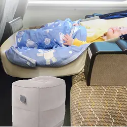 Надувная дорожная подушка для ног Опора под ногу дорожная подушка для самолета автомобиля