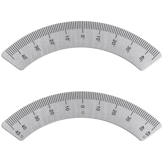Angle Plate Scale Ruler 45 Degree Angle Arc M1197 Protractors Milling  Machine Part - Measuring Gauging Tools 4xfd - Gauges - AliExpress