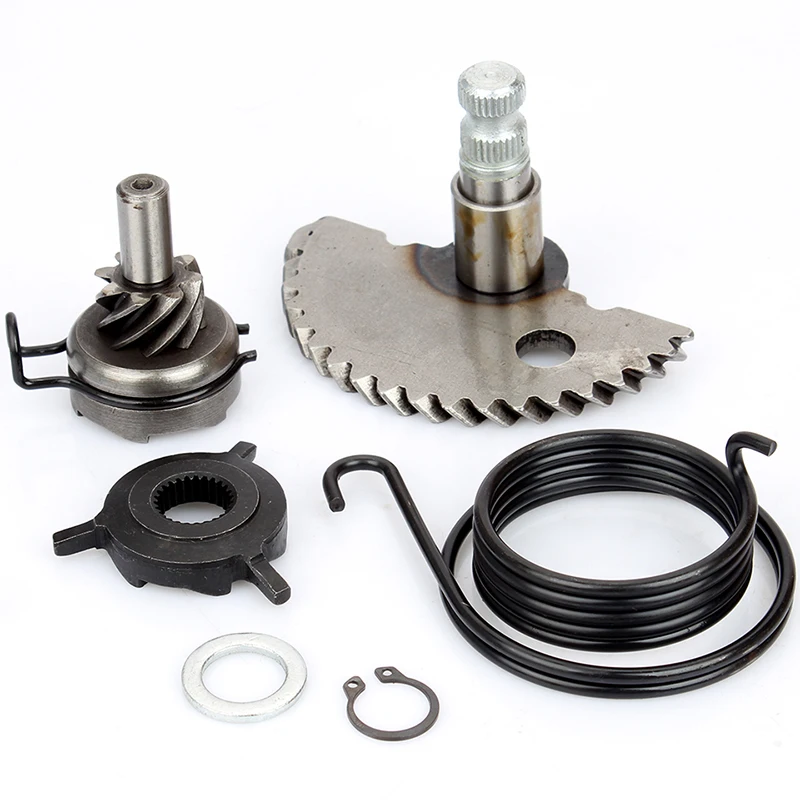 Motorcycle accessories Scooter Moped Kickstart Shaft Gear Starter Spring for 49cc 50cc 80cc GY6 139QMB ATV Dirt Bike Motor