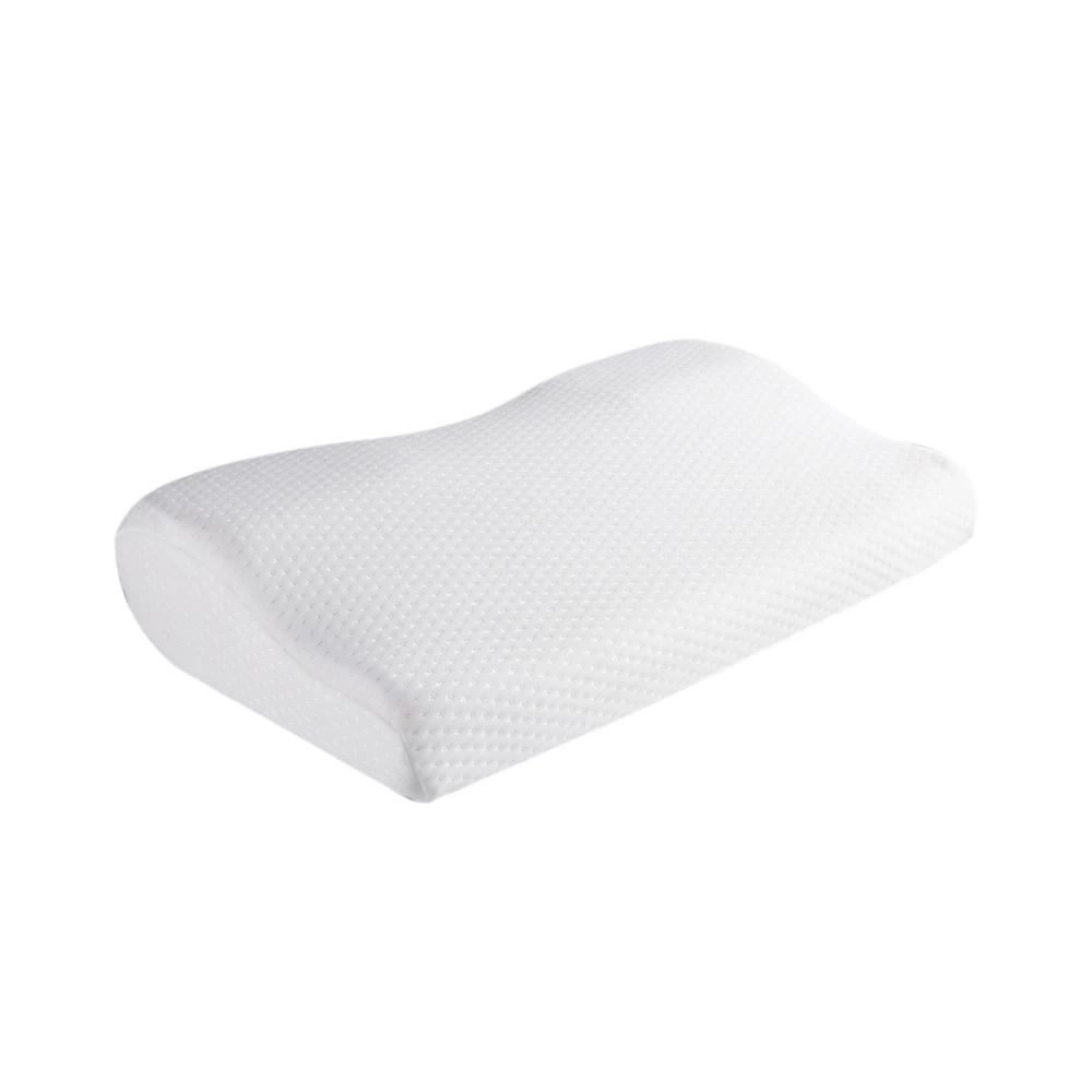 Slow Rebound Pillow Memory Foam Home Textiles Relax Office Sleeping 50*30cm Comfortable Butterfly Shaped Neck Protection