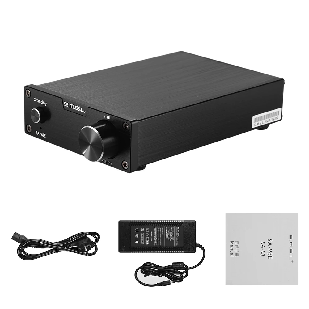 S.M.S.L Φ Улучшенный усилитель звука стерео Hi Fi цифровой динамик Amp TDA7498E с