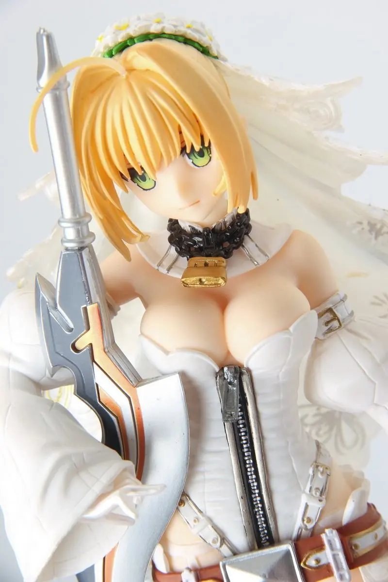 FGO Fate/Grand Order SABER 2-Order Сетчатое свадебное платье невесты красочное свадебное платье Nero Garage Kit