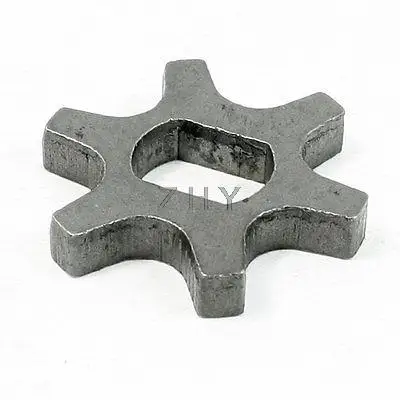 

30mm x 30mm x 5mm Single Row 6 Teeth Simplex Chain 5016 Drive Sprocket Dark Gray