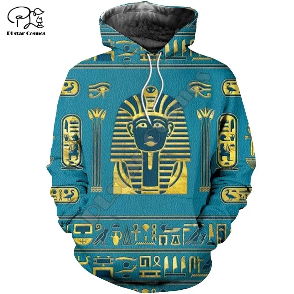 

PLstar Cosmos 2020 New Fashion 3D harajuku streetwear Ancient Egypt Pharaoh God Anubis hours zip/Hoodie/Sweatshirt/Jacket -a3