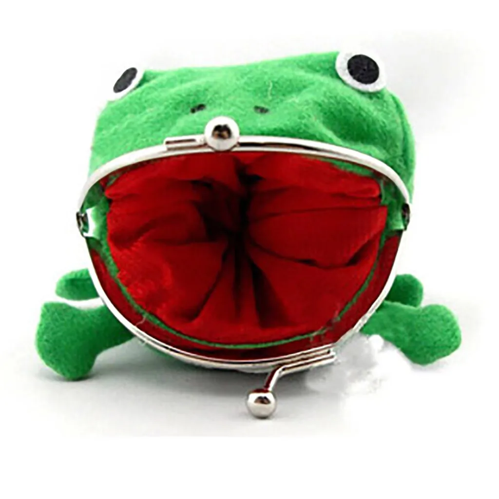 Наруто милый зеленый Лягушка Монета Сумка косплей реквизит плюшевый игрушечный кошелек Забавный подарок сумка для денег@ 3