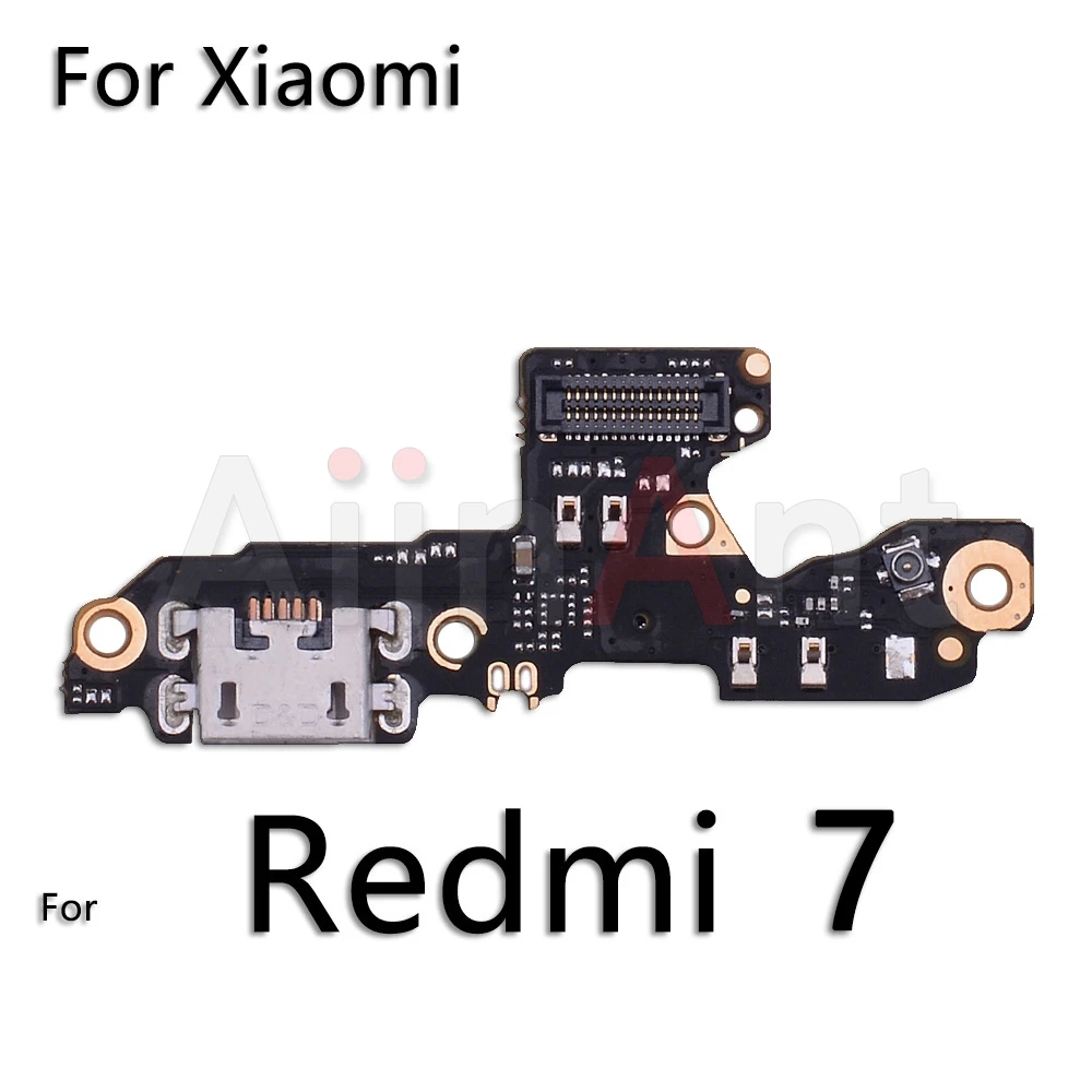 USB Дата зарядный порт зарядное устройство док-разъем гибкий кабель для Xiaomi mi Red mi Note 5 5A 6 7 Plus Pro Global Repair порты - Цвет: For Redmi 7