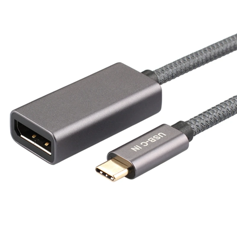 USB C к DisplayPort(4K@ 60 Гц), Thunderbolt 3 к DisplayPort кабель совместим с MacBook Pro //Pro, Galaxy S10/S9/S8