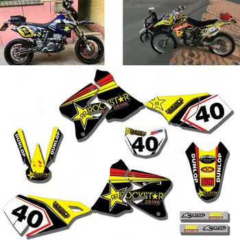 

6 Styles TEAM GRAPHICS DECALS Stickers FOR Suzuki DRZ400 DR-Z400 DRZ400S DRZ400SM 2000 2001 2002 2002 2004 2005 2006-2012 400DRZ