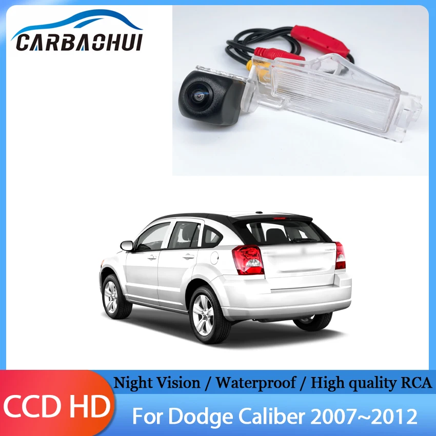 

Car CCD Night Vision Backup Rear View Camera Waterproof HD Parking Assistance For Dodge Caliber 2007 2008 2009 2010 2011 2012