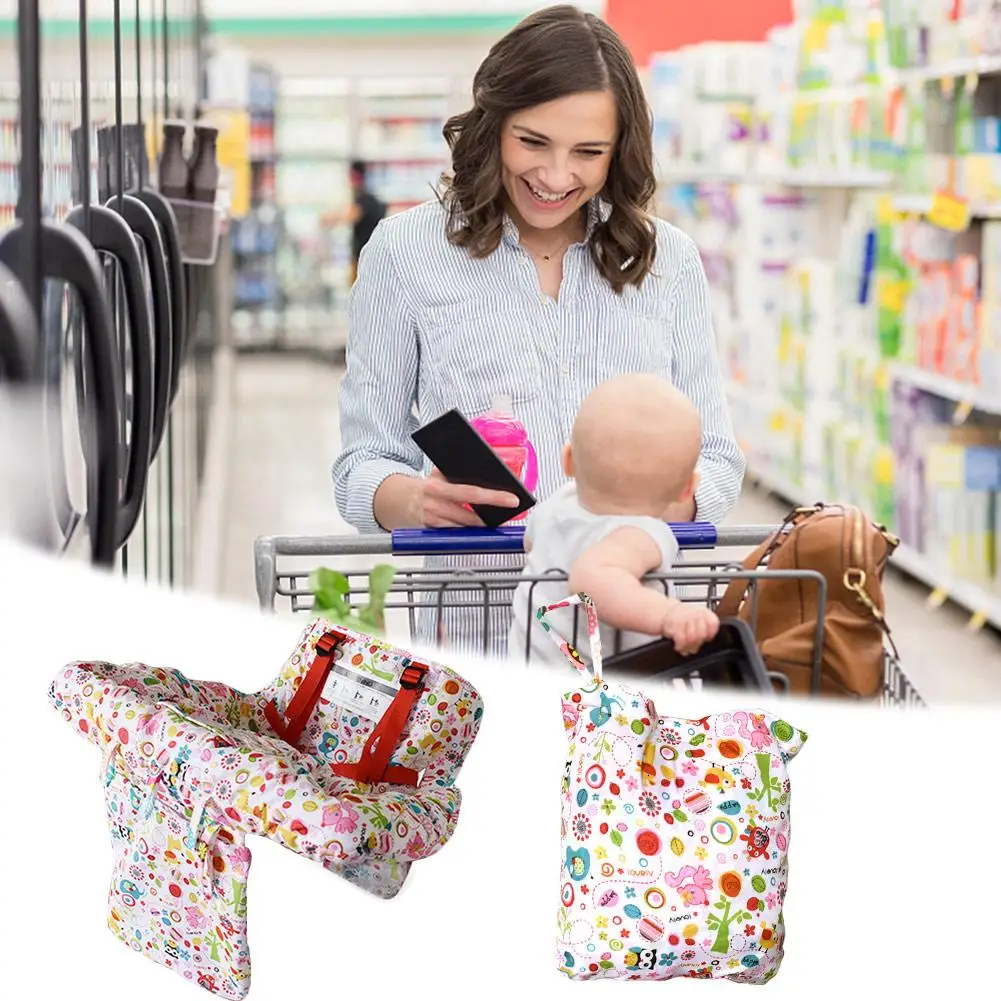 Multifunctional Baby Children Folding Shopping Cart Cover Baby Shopping Push Cart Protection Cover Safety Seats For Kids